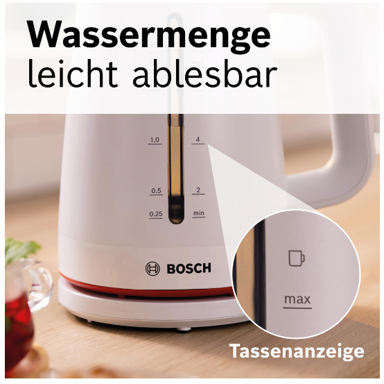 Электрочайник BOSCH TWK3M121 — фотография 2