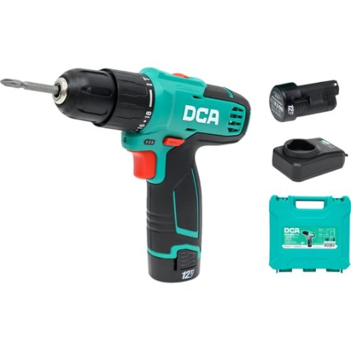 Дрель-шуруповерт DCA ADJZ1202i (Type E) 2АКБ+ЗУ