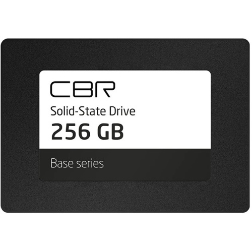 SSD CBR Base SSD-256GB-2.5-BS24b, 256 GB, 2.5, SATA III 6 Gbit/s, 3D TLC NAND, R/W speed up to 550/500 MB/s, TBW