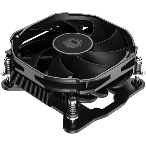 Кулер ID-COOLING IS-30i Black LGA1700/1200/115X низкопрофильный высота 30mm (36шт/кор, TDP 100W, PWM, 4 тепл.трубки прямого контакта, FAN 92mm) BOX