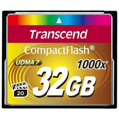 Карта памяти Transcend TS32GCF1000 32GB CompactFlash 1000X