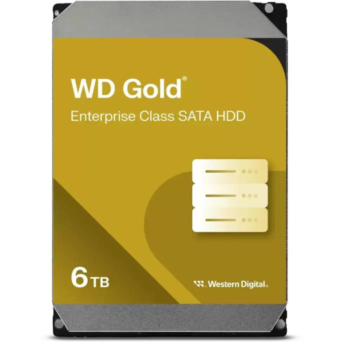 HDD WD Gold WD6004FRYZ, 6ТБ, SATA III, 3.5"