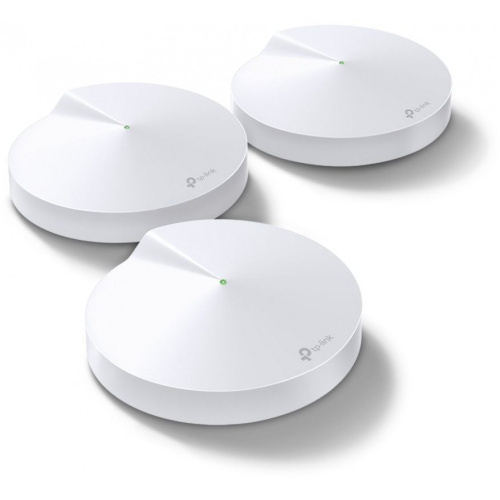 Бесшовный Mesh роутер TP-Link Deco M5 (DECO M5(3-PACK)) AC1300 10/100/1000BASE-TX белый (упак.3шт)