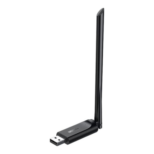 Сетевой адаптер UGREEN CM496 90339 AC650 High-Gain Dual Band Wireless USB Adapter Black