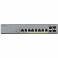 Коммутатор Zyxel GS1350-12HP-EU0101F 10G 2SFP 8PoE+ 130W управляемый