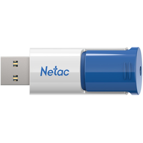 USB-флешка NETAC U182 (NT03U182N-128G-32BL) Blue USB3.0 Flash Drive 128GB, выдвижной