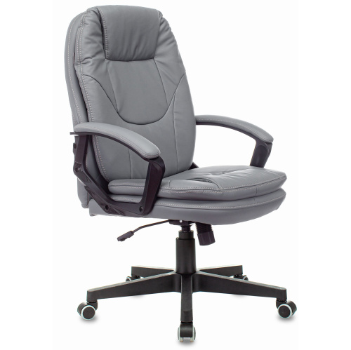 Кресло Бюрократ CH-868N/Grey искусств. кожа серый