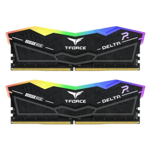 ОЗУ TEAMGROUP T-Force Delta RGB 32GB (FF3D532G6000HC28ADC01) (2x16GB) DDR5 6000MHz CL28 (28-36-36-76) 1.40V / Black