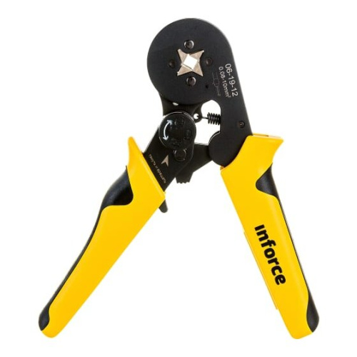 Пресс-клещи Inforce 06-19-12 квадратные с регулировочным винтом 0,2–10 мм2