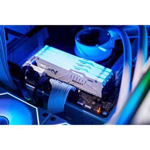 ОЗУ Kingston Fury Beast KF560C30BWAK2-32 DDR5 - 2x 16ГБ 6000МГц, DIMM, White, Ret