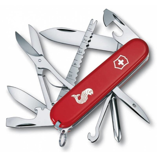 Нож перочинный Victorinox Fisherman (1.4733.72) 91мм 18функций красный карт.коробка