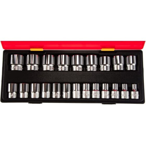 Набор головок торцевых JTC JTC-K4221 1/2" 6-ти гранных 08-32мм