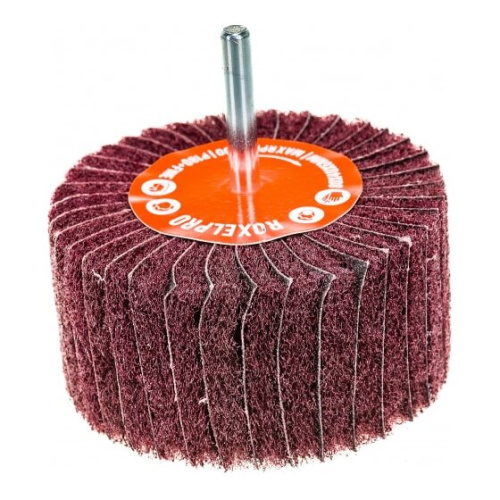 Лепестковая комбинированная щётка RoxelPro Roxtop 135859 80х40х6 мм, Р180