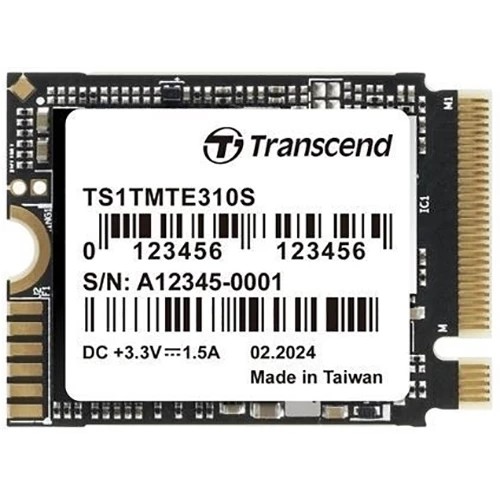 SSD Transcend MTE310S (TS1TMTE310S) 1TB, 3D TLC NAND, M.2 2280,PCIe Gen3x4, DRAM-less