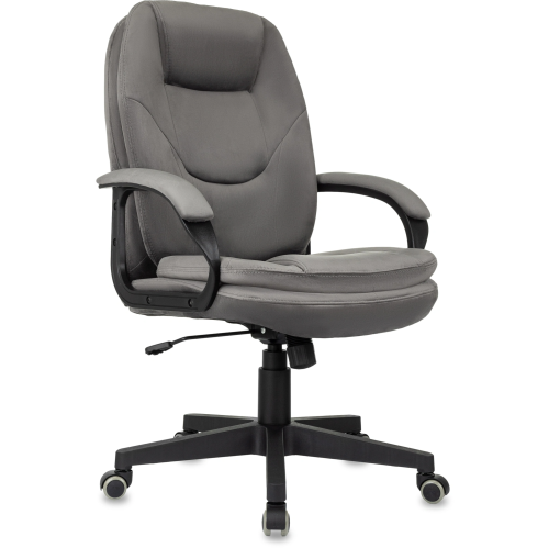 Кресло руководителя Бюрократ CH-668/Holland-18 темно-серый крестов. пластик