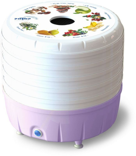 Сушка для фруктов и овощей Ротор Люкс СШ-023 5под. белый цв. упак