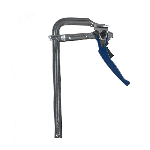 Струбцина F-образная рычажная КОБАЛЬТ 249-105 140х300мм, кованая