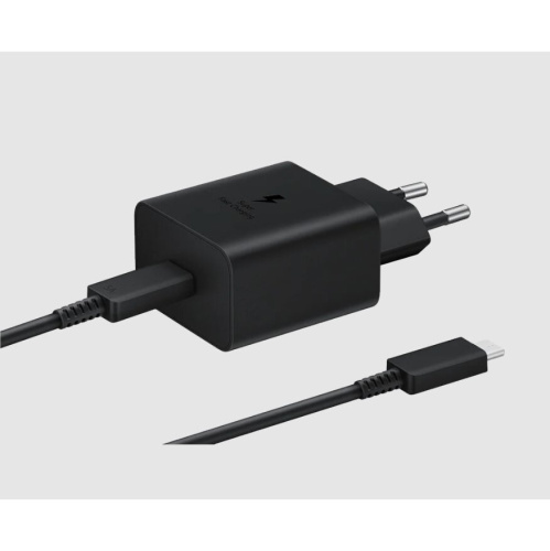 СЗУ Samsung EP-T4511XBEGGB 45W 2pin USB-C + Кабель Type-C to Type-C Черный