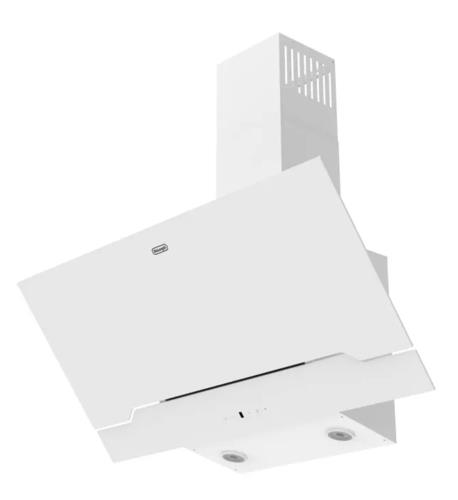 Вытяжка наклонная DeLonghi Linea 915 ВB белый/белый