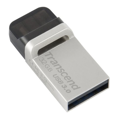 Flash Drive 32GB OTG USB 3.1 gen.1 & micro USB Transcend JetFlash 880 TS32GJF880S
