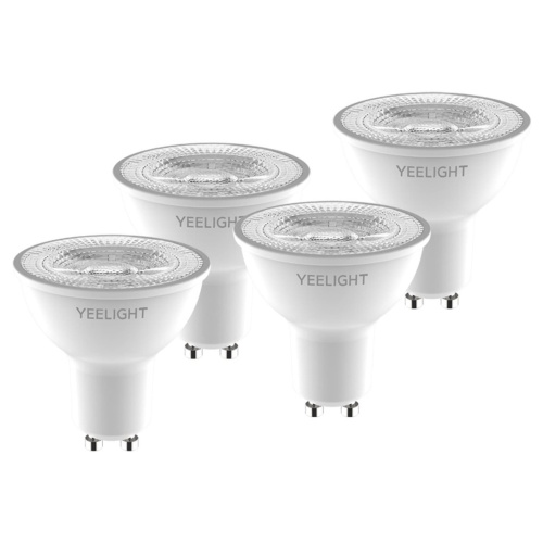 Лампочка Xiaomi Yeelight LED Smart Bulb W1 Dimmable УПАКОВКА 4 штуки (GU10) (YLDP004 (4-Pack))