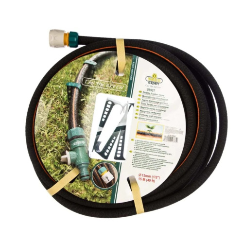 Шланг RACO 4270-55927 сочащийся, в комплекте с коннекторами и колышками, 1/2"x15 м