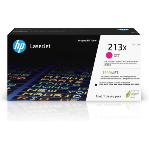 Тонер-картридж HP W2133X 213X High Yield, пурпурный Magenta Original LaserJet Toner Cartridge