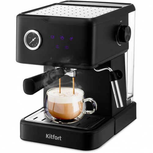 Кофеварка Рожковая Kitfort Кт-7124 Черный