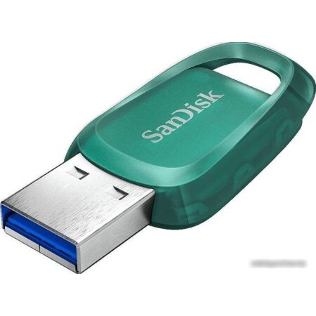 USB-флешка SanDisk CZ96 Ultra Eco (SDCZ96-128G-G46) 128GB USB 3.2, Blue-Green