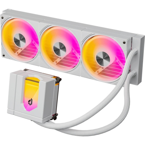 СВО upHere E360TC White ARGB / 3x120mm ARGB fans, 300W TDP