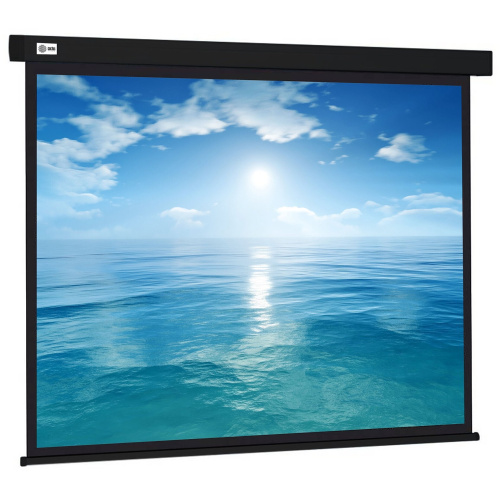 Экран Cactus Wallscreen CS-PSW-104X186-BK 16:9 настенно-потолочный рулонный черный