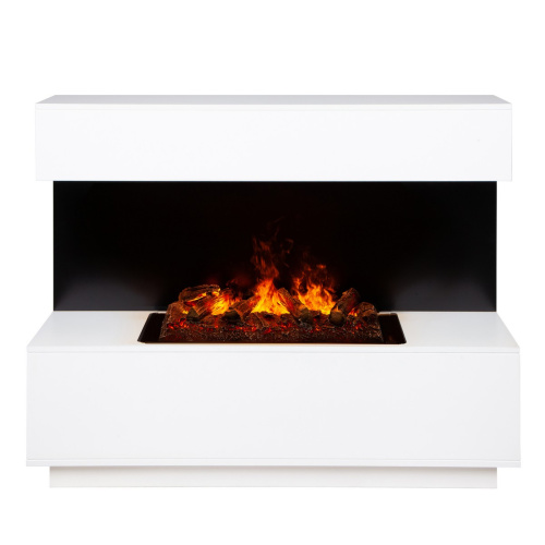 Электрокамин RealFlame Modern CST630 WT белый с очагом 3D Cassette 630