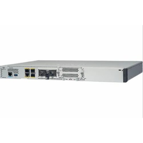 Маршрутизатор CISCO C8300-1N1S-6T 1RU with 1G WAN 1 SM slot and 1 NIM slot, and 6x 1GbE ports), 8GB DRAM, 8GB Flash, 16GB M.2 SSD Storage, 2x PSU 250W