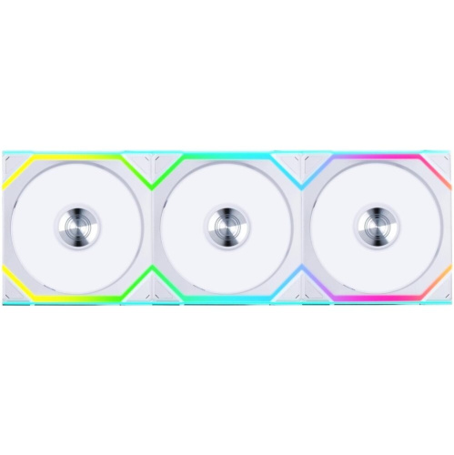 Комплект вентиляторов (3шт.) Lian Li UNI Fan SL Wireless 120 Reverse Blade (G99.12RSL1W3W.R0)/12RSL1W3W White/120x124,5x28мм (PWM, ARGB, 2000 об/мин)