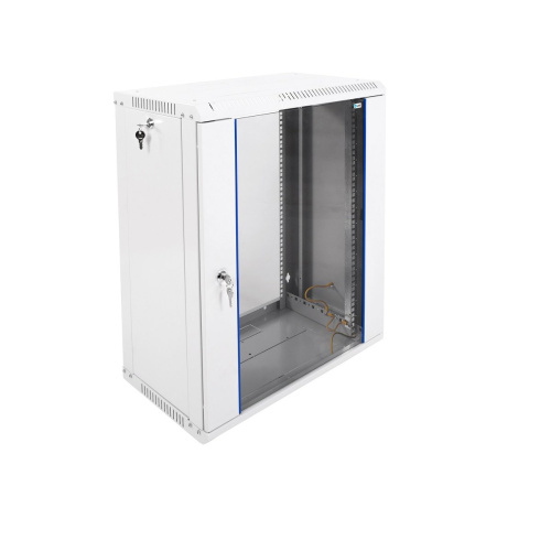 Шкаф коммутационный ЦМО ШРН-ЭКОНОМ ШРН-Э-15.350 настенный 15U 600x350мм пер.дв.стекл серый