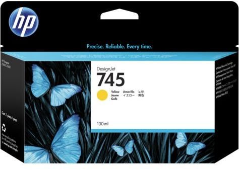 Картридж HP F9J96A 745 130-ml Yellow Ink Cartridge