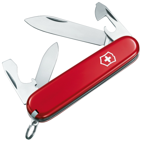 Нож перочинный Victorinox Recruit (0.2503) 84мм 10функций красный карт.коробка