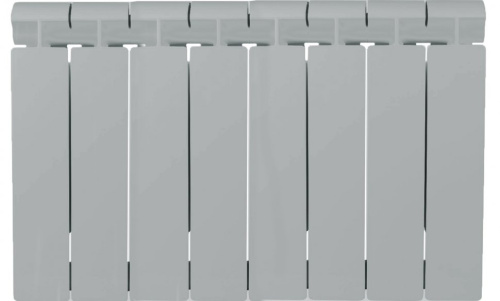 Радиатор биметаллический Global Style Plus 350 (8 секций) серый