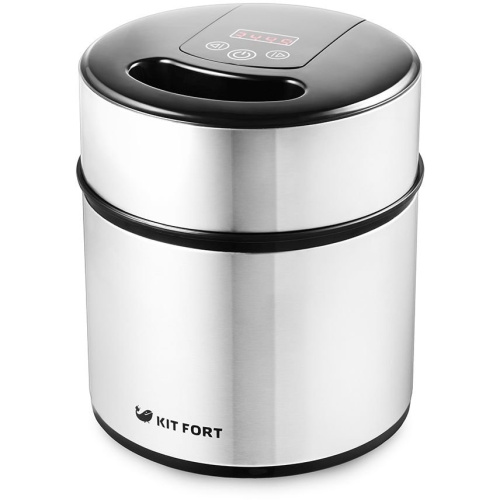 Мороженица Kitfort КТ-1804 серебристый/черный
