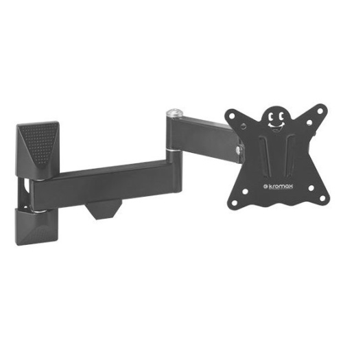 Кронштейн для телевизора Kromax CASPER-104 черный 10"-32" до25кг поворот и наклон