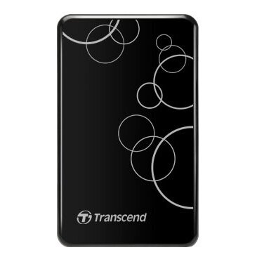 Внешний HDD 1.0TB USB3.0 Transcend StoreJet 25A3, ударопрочный, чёрный (TS1TSJ25A3K)