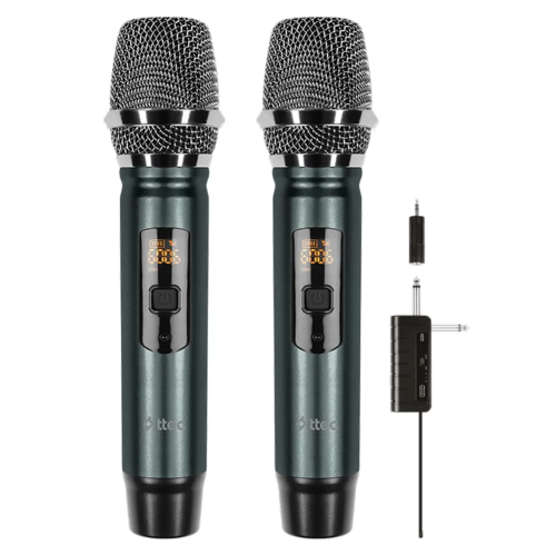 Микрофон TTEC 2MFS01S Wireless 2 Way Mic System + Dual Channel Receiver Black