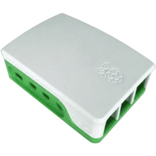 Корпус ACD RA601 White+Green ABS Case for Raspberry 4B