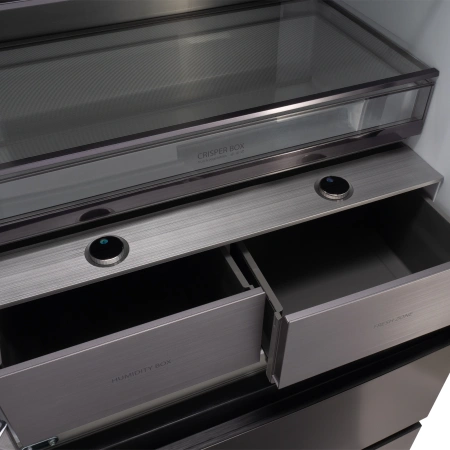 Холодильник Hyundai CM55043F черная сталь