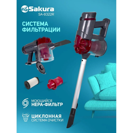 Пылесос Sakura SA-8322R
