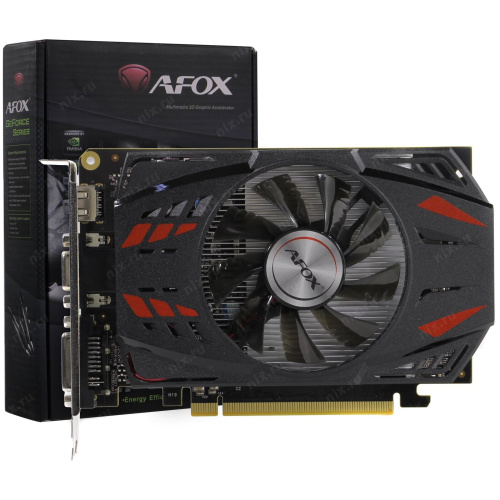 Видеокарта AFOX Geforce GT730 AF730-4096D5H5 4GB GDDR5 128Bit DVI HDMI VGA ATX Single Fan
