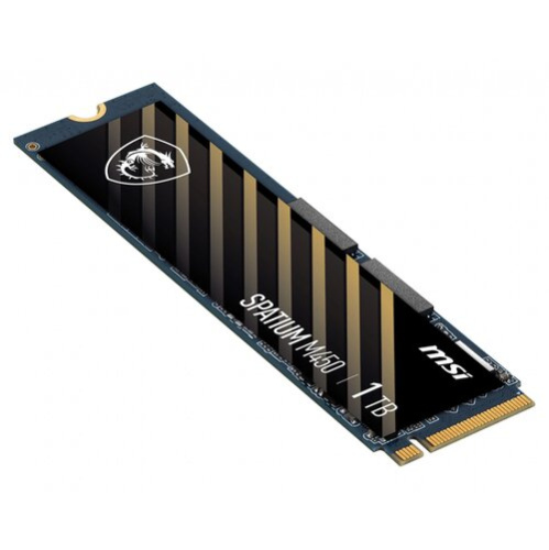 SSD MSI Spatium M450 S78-440L0M0-P83, 1000GB, M.2(22x80mm), NVMe, PCIe 4.0 x4, 3D TLC, R/W 3400/2500, IOPs , TBW 350