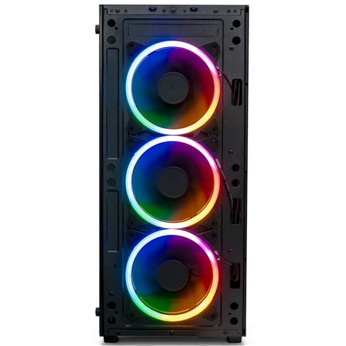 Корпус XASTRA A311 4FRGB Black (A311-4FR12F) ATX/Mesh/ full-size TG / 4x120mm FR120-FRGB fans