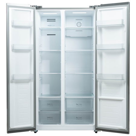 Холодильник Бирюса SBS 541 TWG белое стекло