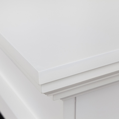 Электрокамин RealFlame Marco 25,5/26 WT белый с очагом 3D Cassette 630 Black Panel